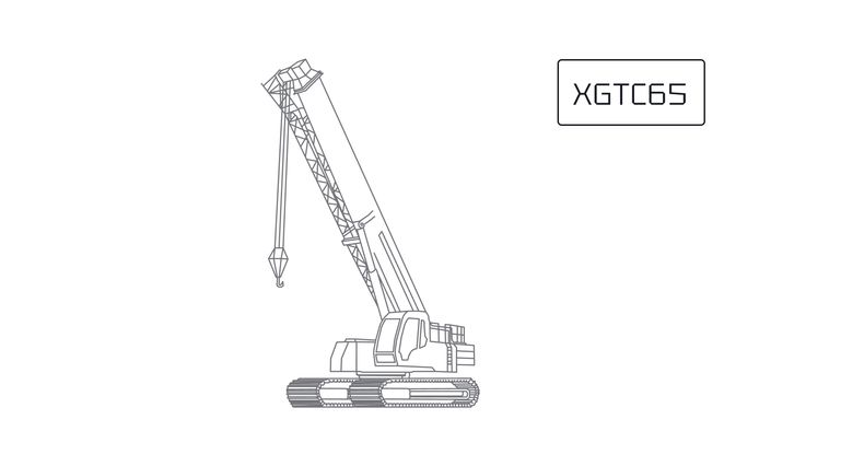Гусеничный телескопический кран XCMG XGTC65 Гусеничный телескопический кран XCMG XGTC65