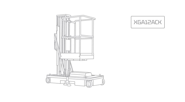 Подъемник коленчатый электрический XCMG XGA12ACK